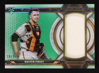 Buster Posey 2021 Topps Triple Threads Single Jumbo Relics Emerald #SJRBPO #19/27 at PristineAuction.com