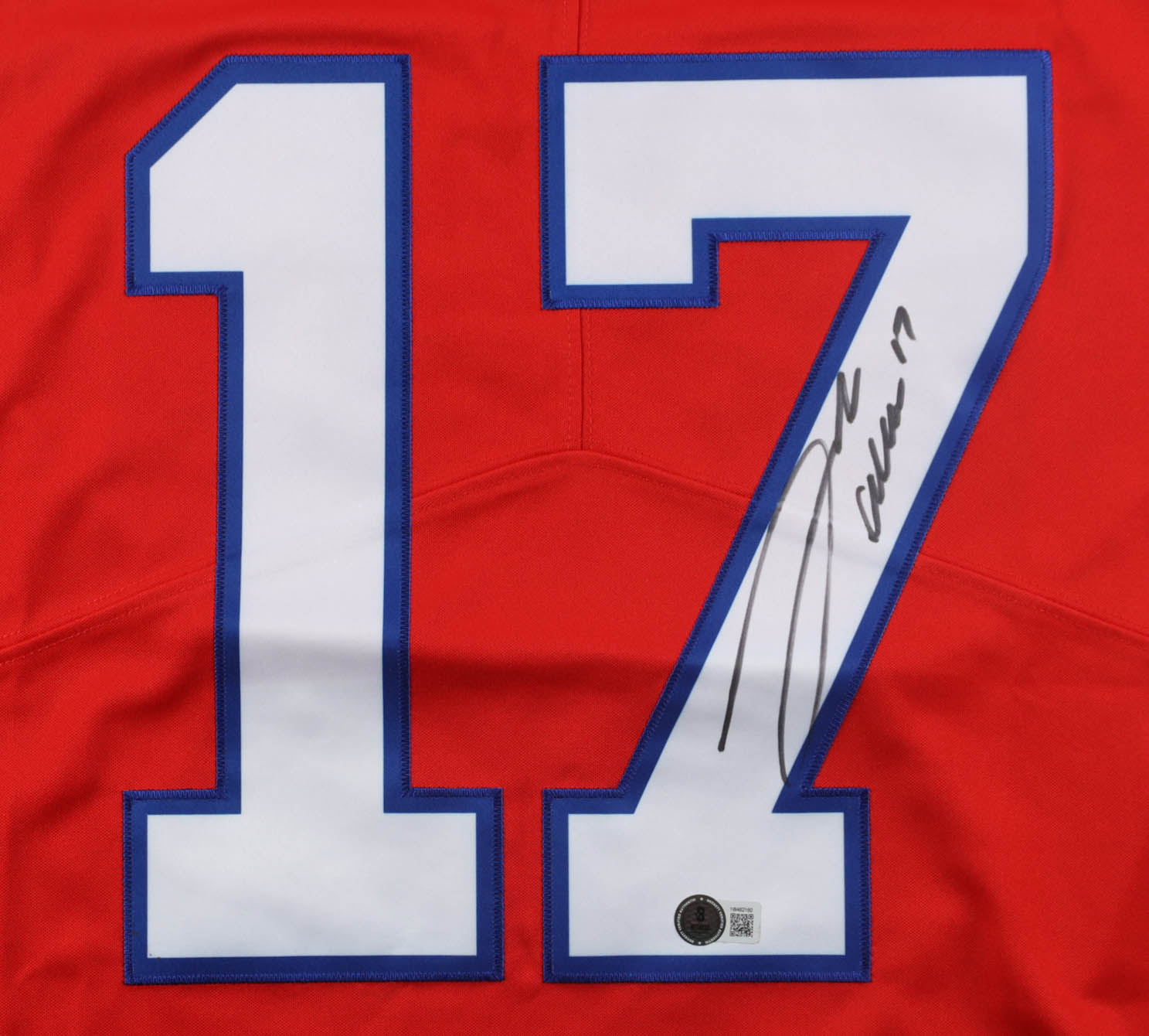 Josh Allen Signed Bills Nike Authentic Jersey (Beckett) at PristineAuction.com Josh Allen Signed Bills Nike Authentic Jersey (Beckett) at PristineAuction.com