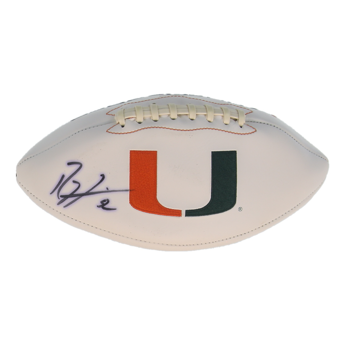 Ray Lewis Signed Miami Hurricanes Logo Football (Beckett) at PristineAuction.com Ray Lewis Signed Miami Hurricanes Logo Football (Beckett) at PristineAuction.com