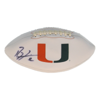Ray Lewis Signed Miami Hurricanes Logo Football (Beckett) at PristineAuction.com