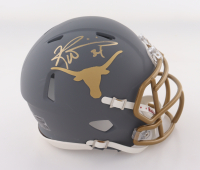 Ricky Williams Signed Texas Longhorns Slate Alternate Speed Mini Helmet (Schwartz) at PristineAuction.com
