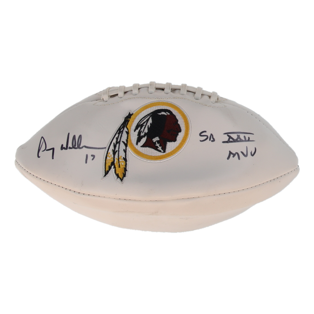 Doug Williams Signed Redskins Logo Football Inscribed "SB XXII MVP" (Beckett) at PristineAuction.com Doug Williams Signed Redskins Logo Football Inscribed "SB XXII MVP" (Beckett) at PristineAuction.com