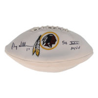 Doug Williams Signed Redskins Logo Football Inscribed "SB XXII MVP" (Beckett) at PristineAuction.com