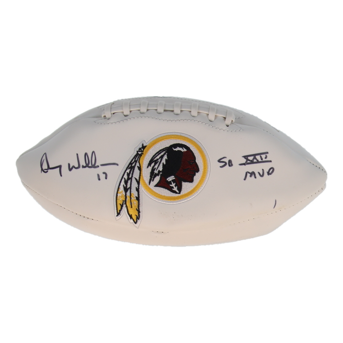 Doug Williams Signed Redskins Logo Football Inscribed "SB XXII MVP" (Beckett) at PristineAuction.com Doug Williams Signed Redskins Logo Football Inscribed "SB XXII MVP" (Beckett) at PristineAuction.com
