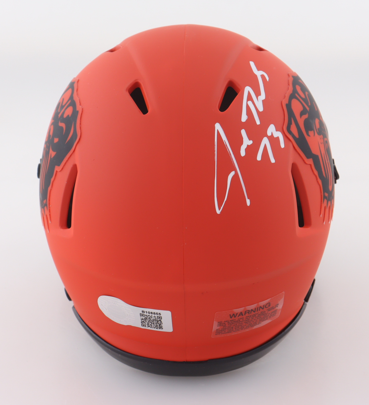 Joe Thomas Signed Browns Rave Alternate Speed Mini Helmet (Schwartz) at PristineAuction.com Joe Thomas Signed Browns Rave Alternate Speed Mini Helmet (Schwartz) at PristineAuction.com