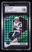 Tom Brady 2021 Panini Mosaic Green #137 (CSG 10) at PristineAuction.com