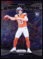 Bo Nix 2024 Panini Prizm Fireworks #23 RC at PristineAuction.com