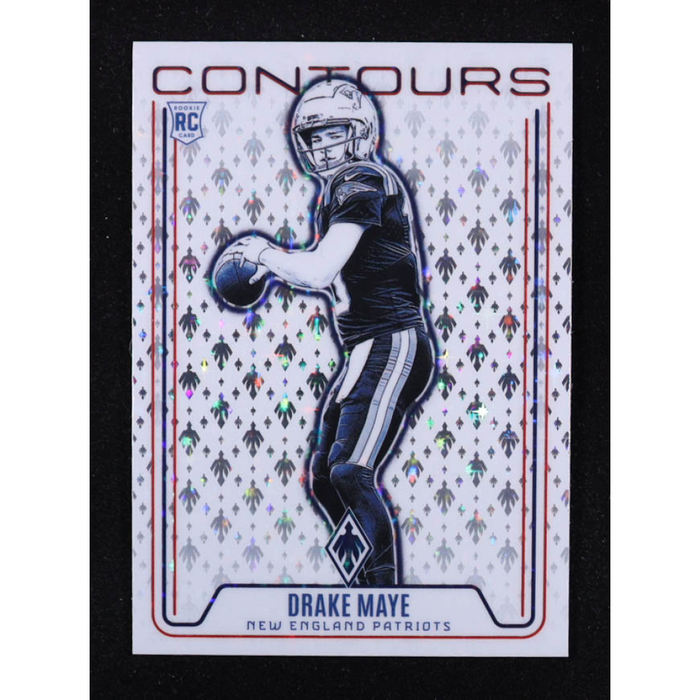 Drake Maye 2024 Panini Phoenix Contours Stars #12 RC at PristineAuction.com