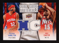 Richard Hamilton / Vince Carter 2009-10 Upper Deck Game Materials Dual #DGHC at PristineAuction.com