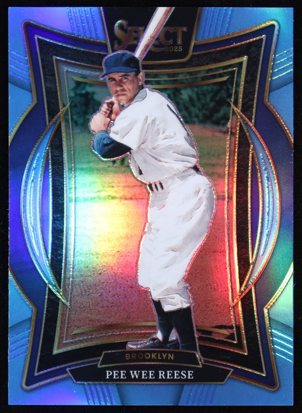 Pee Wee Reese 2025 Select Light Blue Prizms #24 #072/199 at PristineAuction.com Pee Wee Reese 2025 Select Light Blue Prizms #24 #072/199 at PristineAuction.com