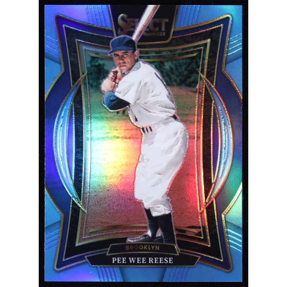 Pee Wee Reese 2025 Select Light Blue Prizms #24 #072/199 at PristineAuction.com