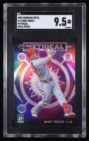 Mike Trout 2020 Panini Donruss Optic Mythical Holo Prizm #M-4 (SGC 9.5) at PristineAuction.com