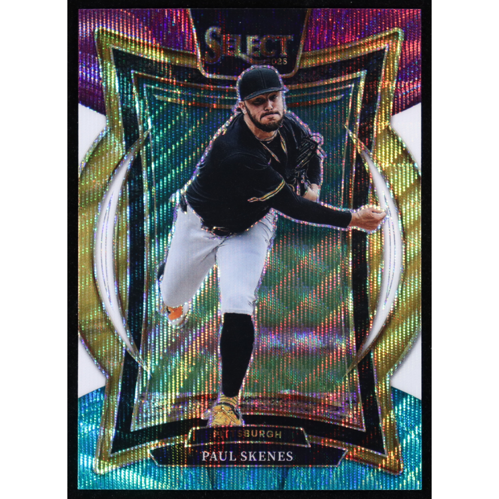 Paul Skenes 2025 Select Tri-Color Wave Prizms #28 at PristineAuction.com