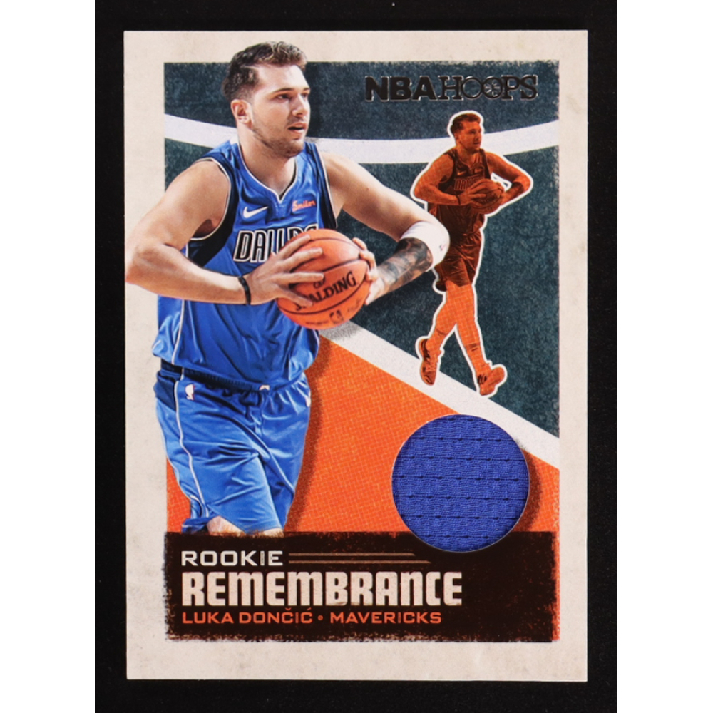 Luka Doncic 2019-20 Hoops Rookie Remembrance Jerseys Player-Worn #35 RC at PristineAuction.com