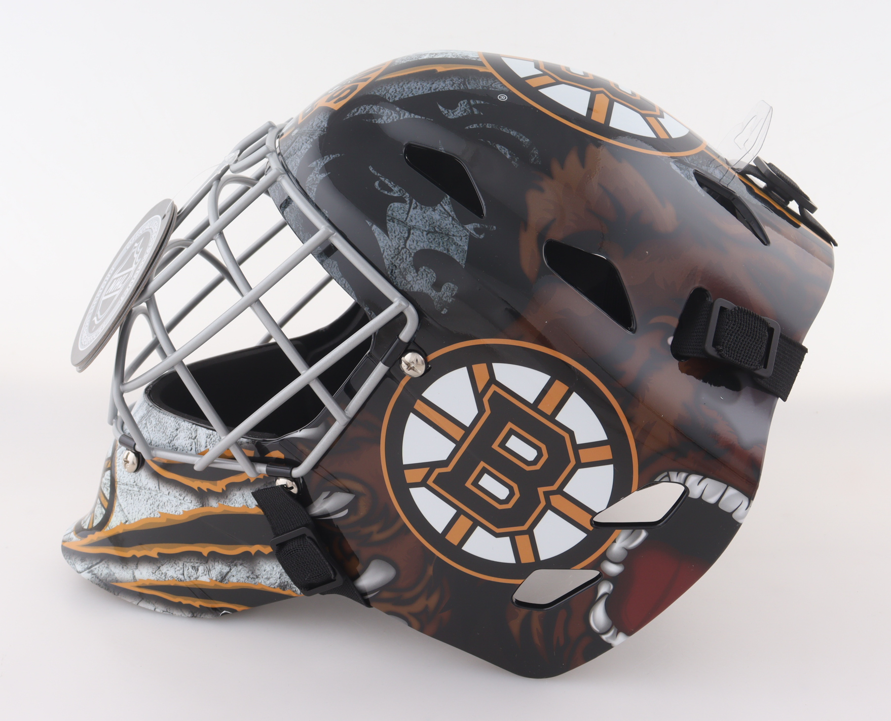 Gerry Cheevers Signed Bruins Full-Size Goalie Mask Inscribed "The Mask" (Schwartz) at PristineAuction.com Gerry Cheevers Signed Bruins Full-Size Goalie Mask Inscribed "The Mask" (Schwartz) at PristineAuction.com