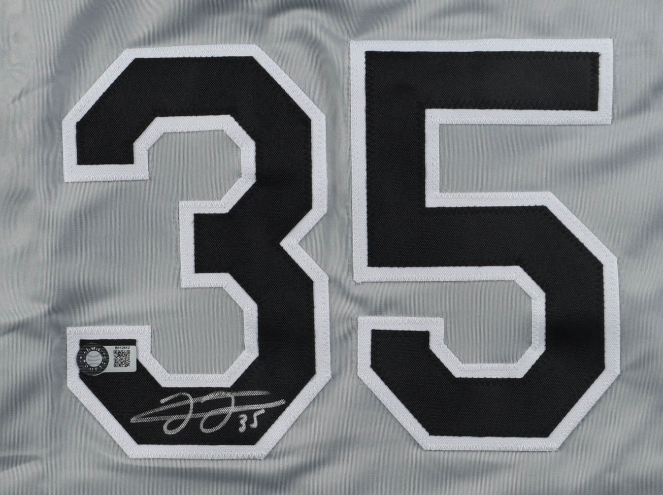Frank Thomas Signed Jersey (Schwartz) at PristineAuction.com Frank Thomas Signed Jersey (Schwartz) at PristineAuction.com