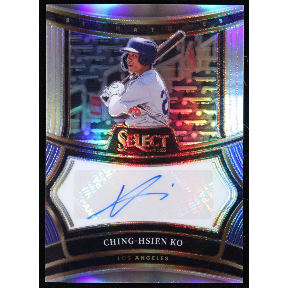 Ching-Hsien Ko 2025 Select Signatures Prizms #11 RC at PristineAuction.com
