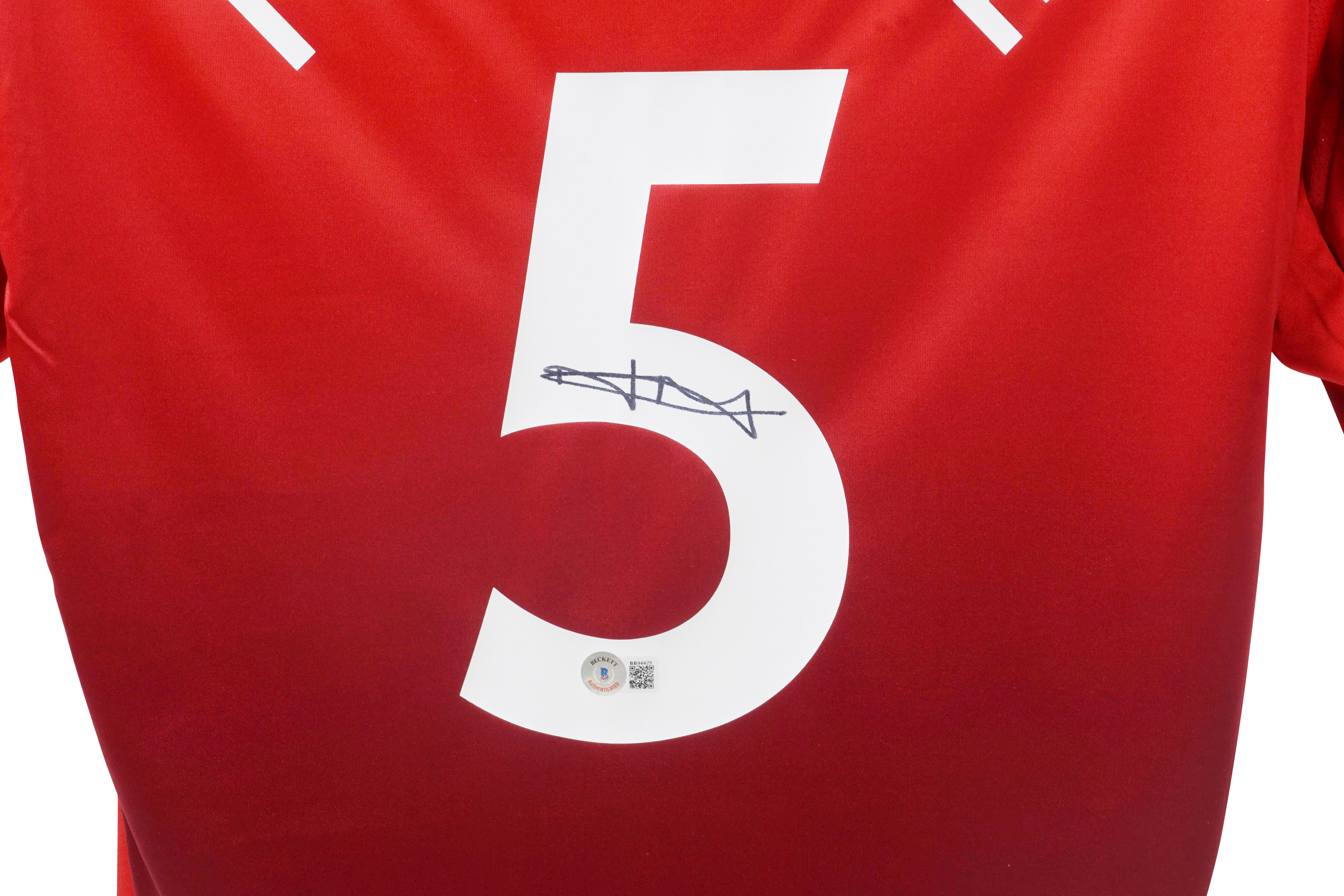 Harry Maguire Signed Manchester United Adidas Authentic Jersey (Beckett) at PristineAuction.com Harry Maguire Signed Manchester United Adidas Authentic Jersey (Beckett) at PristineAuction.com