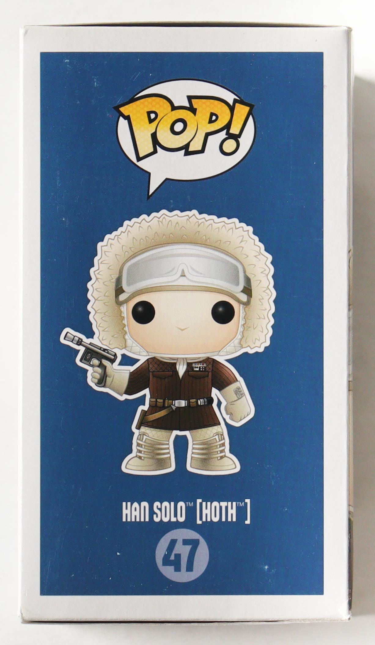 Harrison Ford Signed "Star Wars" #47 Han Solo (Hoth) Funko Pop! Bobble-Head (Beckett) at PristineAuction.com Harrison Ford Signed "Star Wars" #47 Han Solo (Hoth) Funko Pop! Bobble-Head (Beckett) at PristineAuction.com