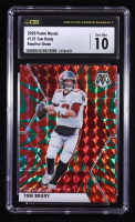 Tom Brady 2020 Panini Mosaic Reactive Green #135 (CSG 10) at PristineAuction.com