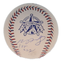 Manny Ramirez Signed 1995 All-Star Game Logo Baseball Inscribed "1st ASG" (Beckett) at PristineAuction.com
