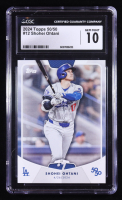 Shohei Ohtani 2024 Topps 50/50 #12 (CGC 10) at PristineAuction.com