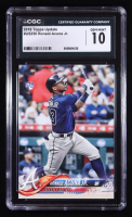 Ronald Acuna Jr. 2018 Topps Update Series #US-250 (CGC 10) at PristineAuction.com