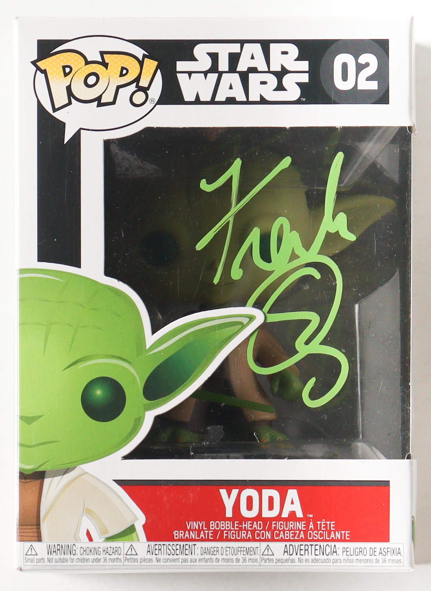 Frank Oz Signed "Star Wars" #02 Yoda Funko Pop! Bobble-Head (PSA) at PristineAuction.com Frank Oz Signed "Star Wars" #02 Yoda Funko Pop! Bobble-Head (PSA) at PristineAuction.com