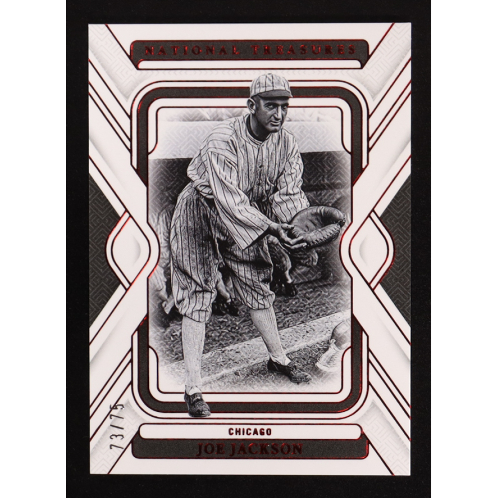 Joe Jackson 2025 Panini National Treasures Red #89 #73/75 at PristineAuction.com