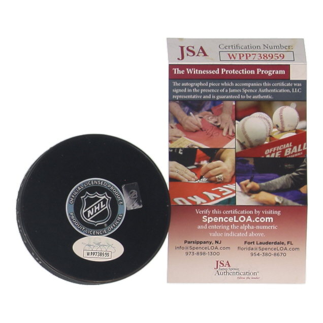 Marcel Dionne Signed Kings Logo Hockey Puck Inscribed "HOF 92" (JSA) at PristineAuction.com Marcel Dionne Signed Kings Logo Hockey Puck Inscribed "HOF 92" (JSA) at PristineAuction.com