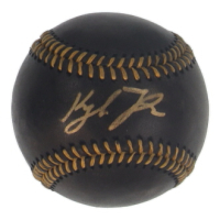 Kyle Tucker Signed OML Black Leather Baseball (TriStar) at PristineAuction.com