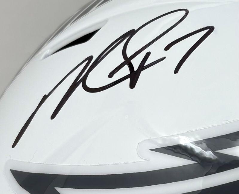 Michael Vick Signed Eagles Full-Size Salute to Service Alternate Speed Helmet (Beckett) at PristineAuction.com Michael Vick Signed Eagles Full-Size Salute to Service Alternate Speed Helmet (Beckett) at PristineAuction.com