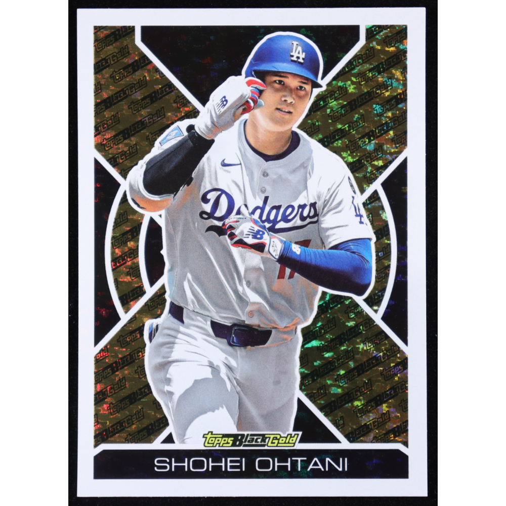Shohei Ohtani 2025 Topps Update Black Gold #BG19 at PristineAuction.com