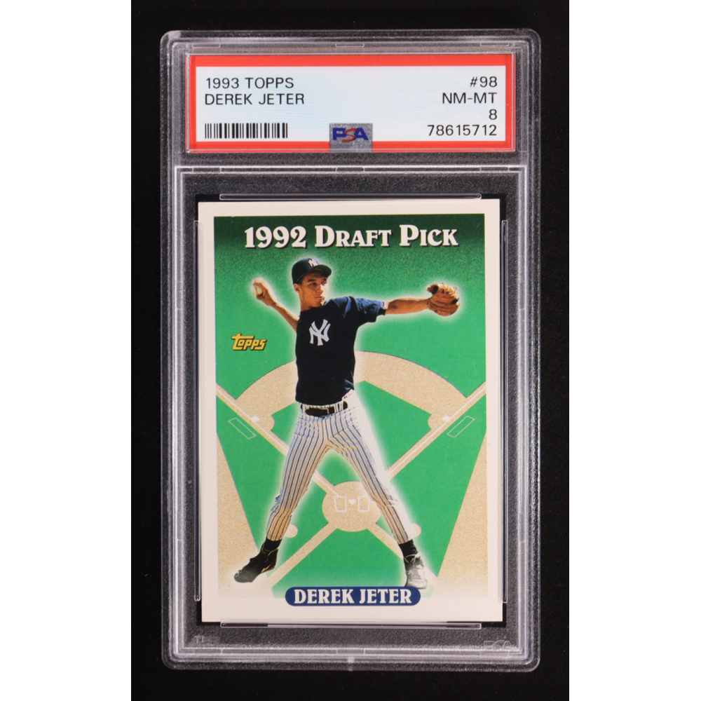 Derek Jeter 1993 Topps #98 RC (PSA 8) at PristineAuction.com