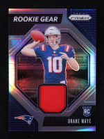 Drake Maye 2024 Panini Prizm Rookie Gear #6 RC at PristineAuction.com