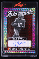 Justin Jefferson 2025 Leaf Electrum Achromatic #AJJ1 #2/2 at PristineAuction.com