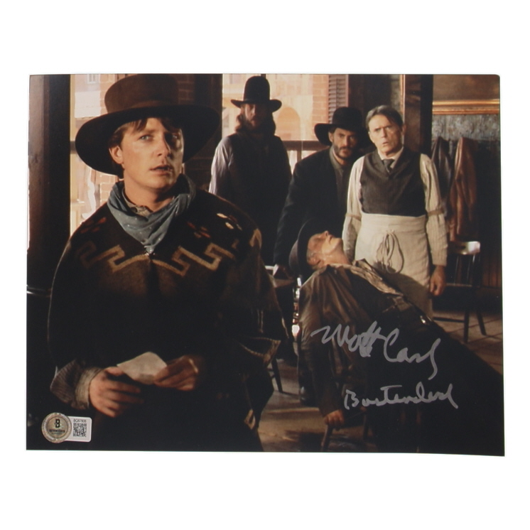 Matt Clark Signed "Back to the Future" 8x10 Photo Inscribed "Bartender" (Beckett) at PristineAuction.com Matt Clark Signed "Back to the Future" 8x10 Photo Inscribed "Bartender" (Beckett) at PristineAuction.com