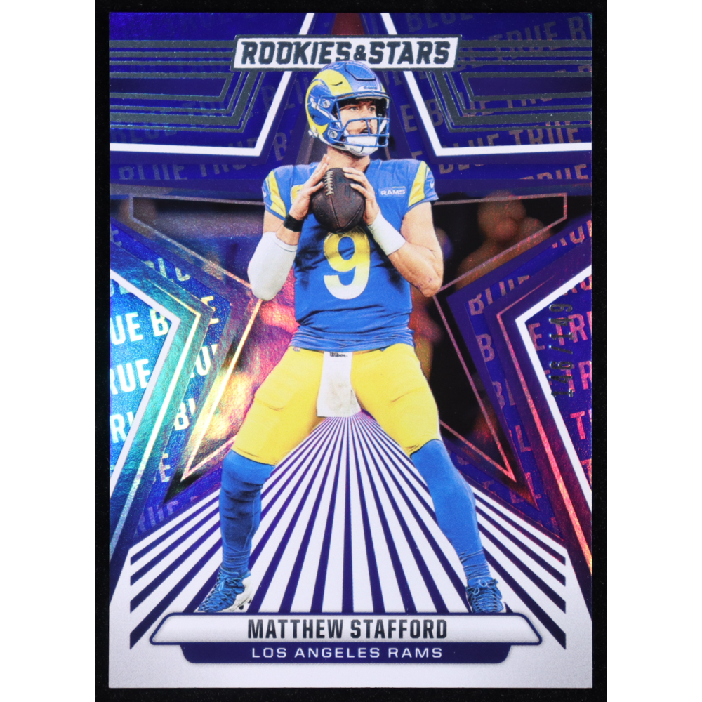 Matthew Stafford 2024 Rookies and Stars True Blue #56 #146/149 at PristineAuction.com