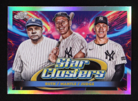 Mickey Mantle / Aaron Judge / Babe Ruth 2025 Topps Cosmic Chrome Triple Star Clusters #TSC2 at PristineAuction.com