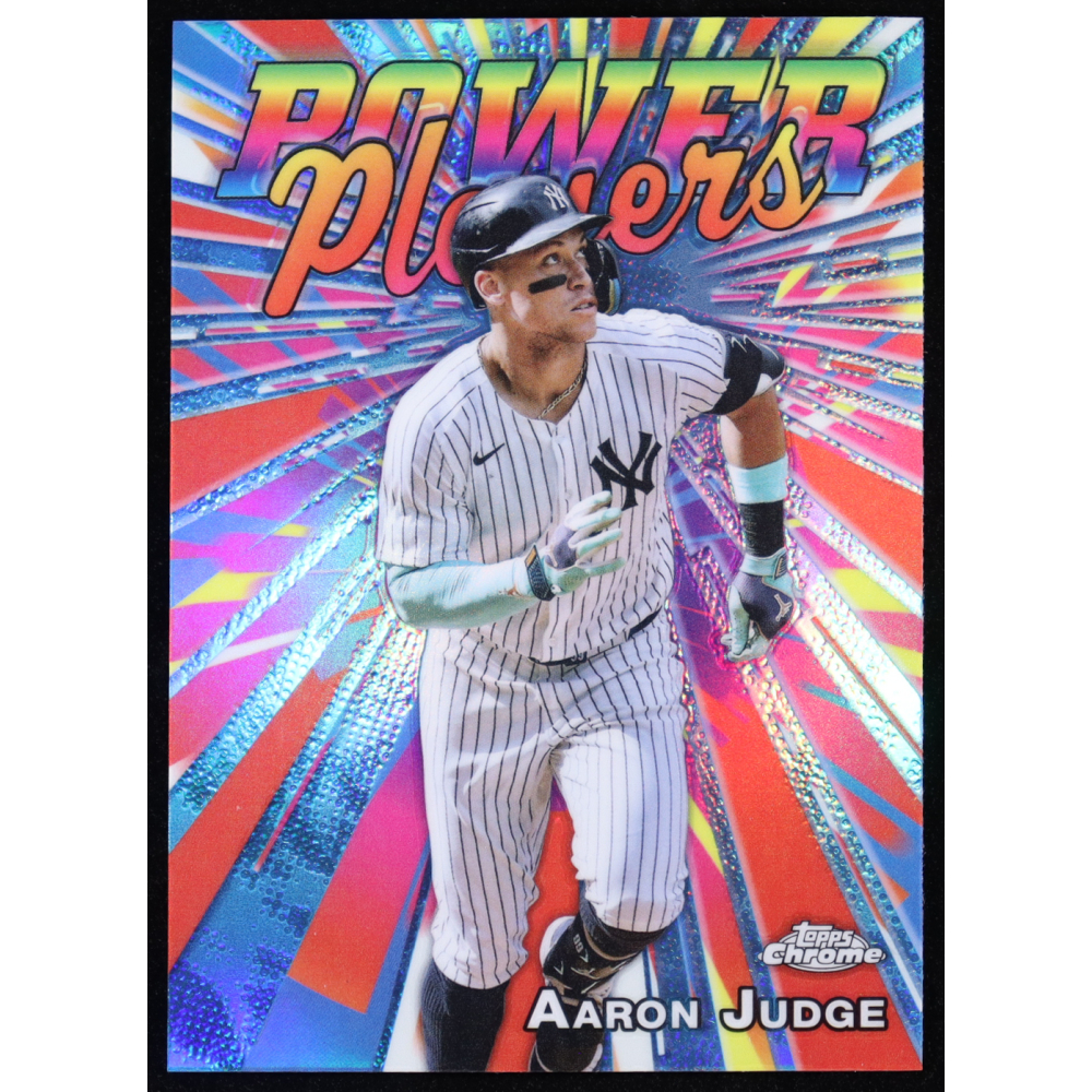Aaron Judge 2025 Topps Chrome Power Players #PP1 at PristineAuction.com