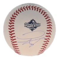 Hyeseong Kim Signed 2025 World Series Logo Baseball (JSA) at PristineAuction.com