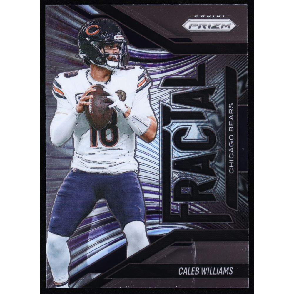 Caleb Williams 2025 Panini Prizm Fractal #4 at PristineAuction.com