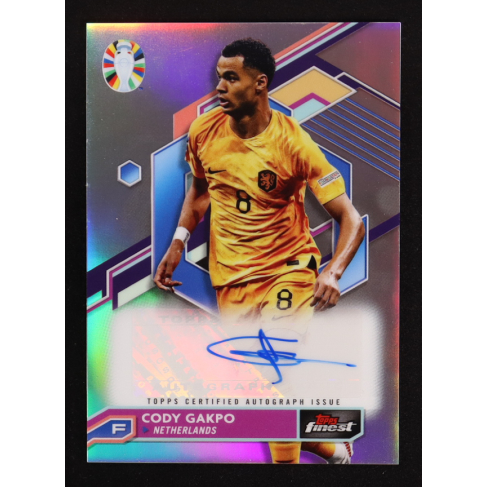 Cody Gakpo 2023 Finest Road to UEFA Euro '24 Autographs #BCACG at PristineAuction.com