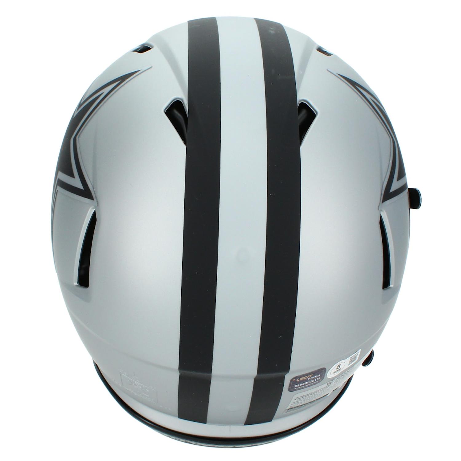 Emmitt Smith Signed Cowboys Full-Size Authentic On-Field Rave Alternate Speed Helmet Inscribed "3x SB Champ" (Beckett) at PristineAuction.com Emmitt Smith Signed Cowboys Full-Size Authentic On-Field Rave Alternate Speed Helmet Inscribed "3x SB Champ" (Beckett) at PristineAuction.com