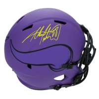 Adrian Peterson Signed Vikings Full-Size Rave Alternate Speed Helmet (Beckett) at PristineAuction.com