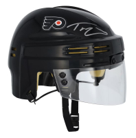 Trevor Zegras Signed Flyers Mini Helmet (Fanatics) at PristineAuction.com
