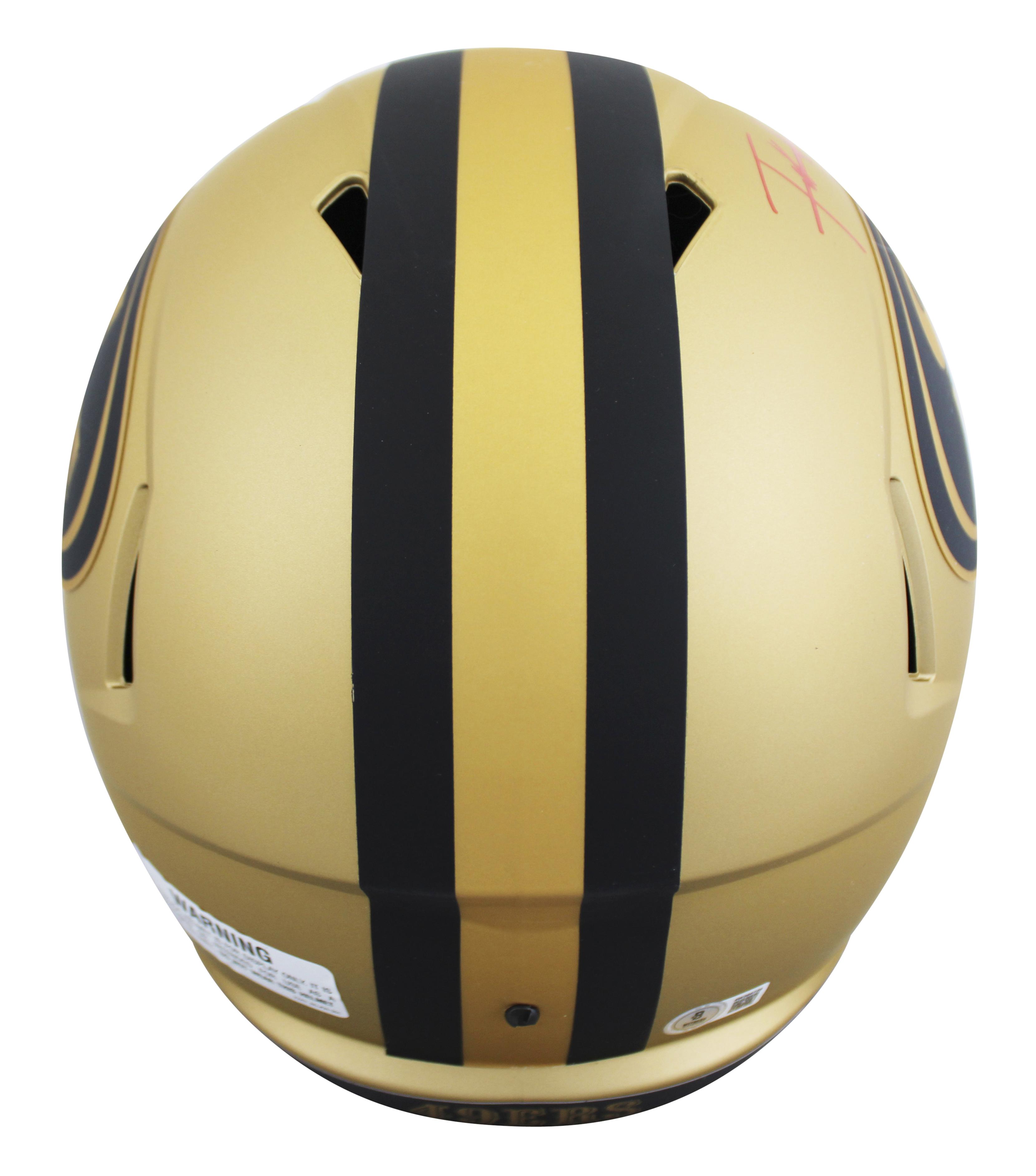 Frank Gore Signed 49ers Full-Size Rave Alternate Speed Helmet (Beckett) at PristineAuction.com Frank Gore Signed 49ers Full-Size Rave Alternate Speed Helmet (Beckett) at PristineAuction.com