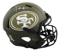 Frank Gore Signed 49ers Full-Size Salute To Service Alternate Speed Helmet (Beckett) at PristineAuction.com