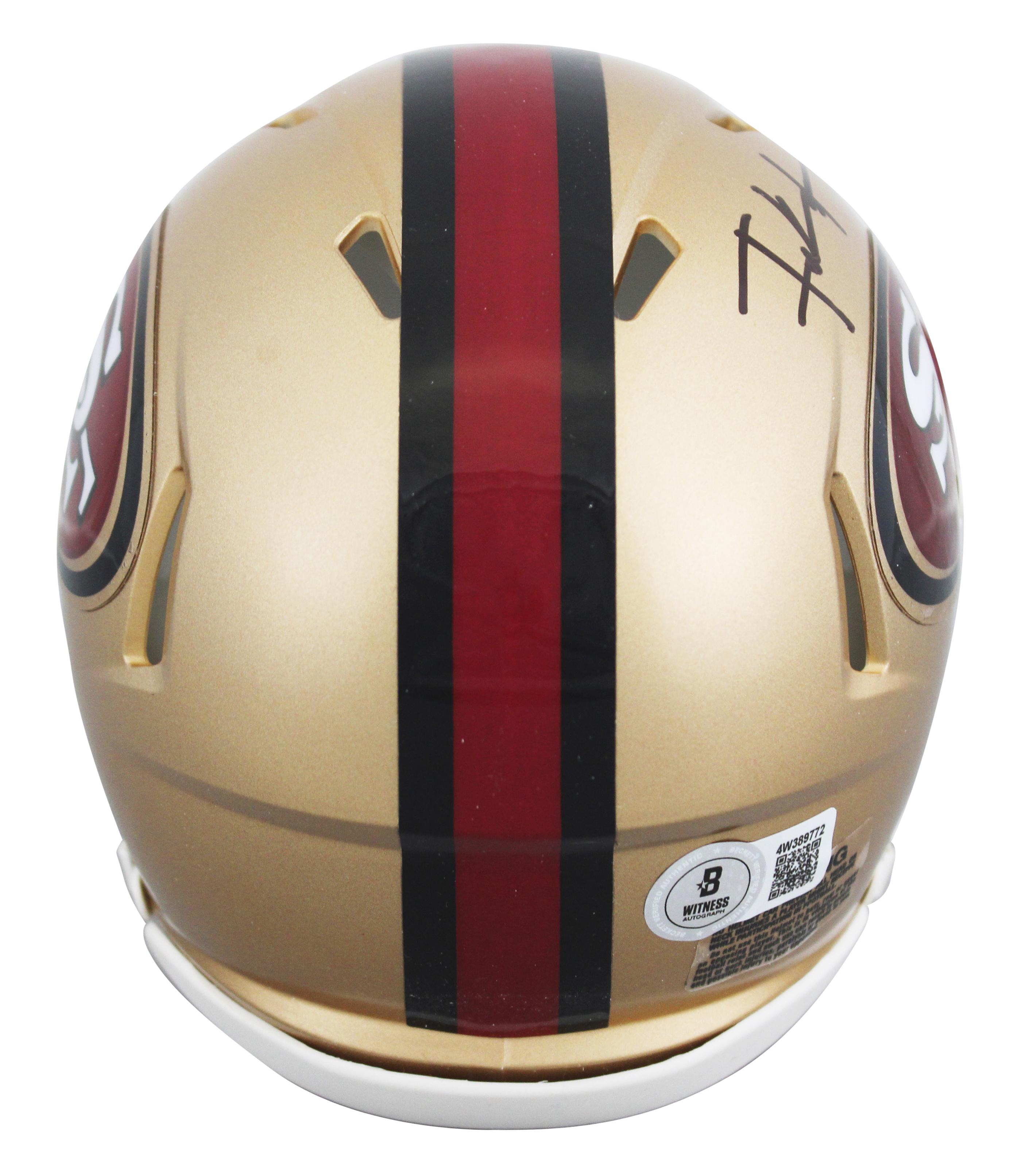 Frank Gore Signed 49ers Speed Mini Helmet (Beckett) at PristineAuction.com Frank Gore Signed 49ers Speed Mini Helmet (Beckett) at PristineAuction.com