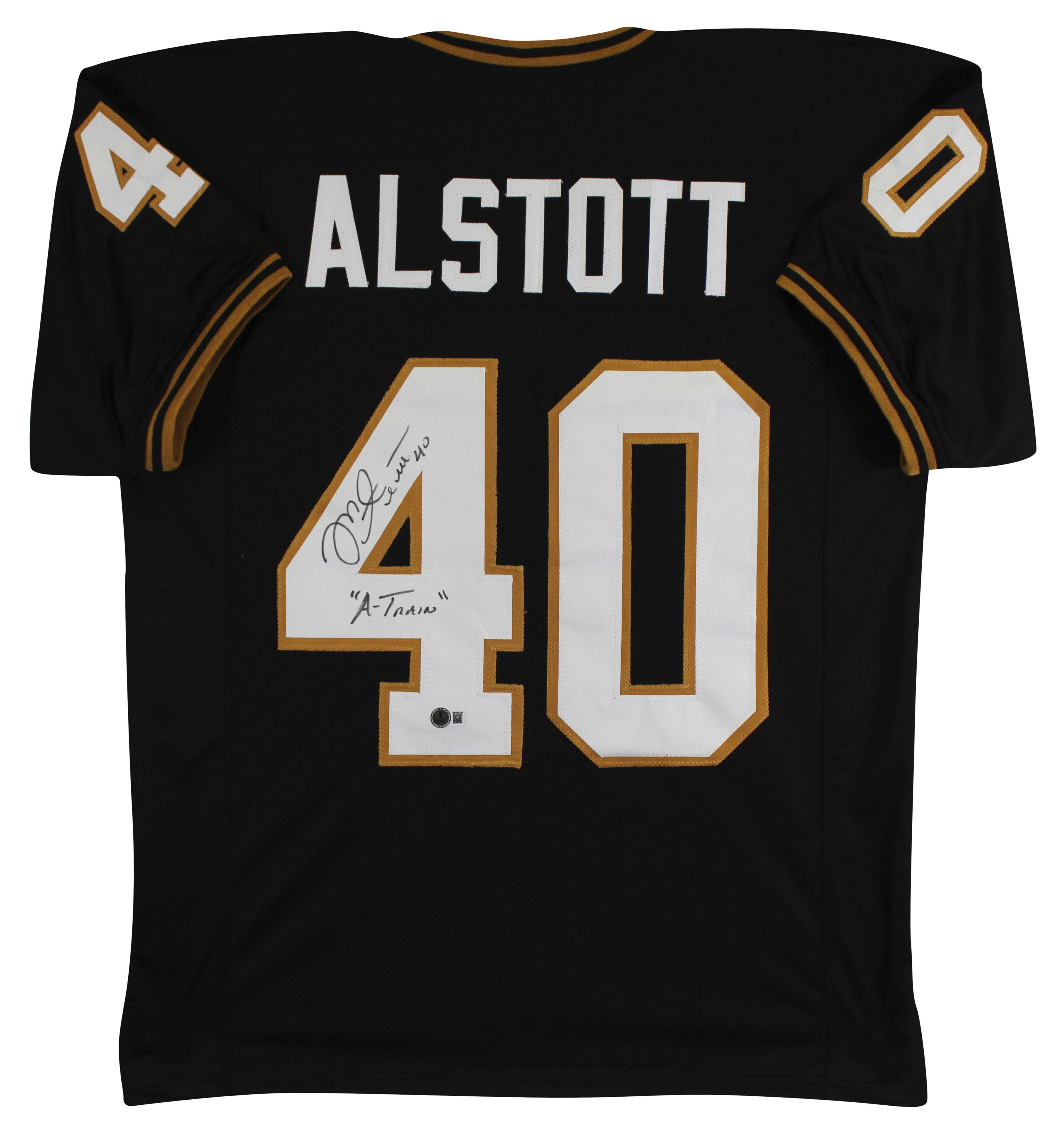 Mike Alstott Signed Jersey Inscribed "A-Train" (Beckett) at PristineAuction.com Mike Alstott Signed Jersey Inscribed "A-Train" (Beckett) at PristineAuction.com